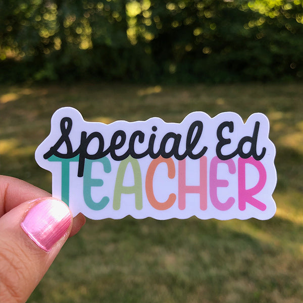 Special Education Teacher Sticker – Fishbiscuitdesigns