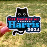 Cat Daddies for Harris Sticker