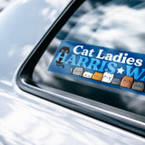 Cat Ladies for Harris Bumper Sticker