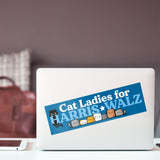 Cat Ladies for Harris Bumper Sticker