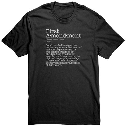 First Amendment T-Shirt