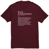 First_Amendment_T-Shirt_Maroon_Mockup.png