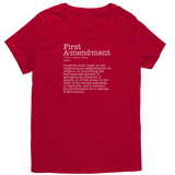 First_Amendment_Womenss_T-Shirt_Classic_Red_Mockup.png