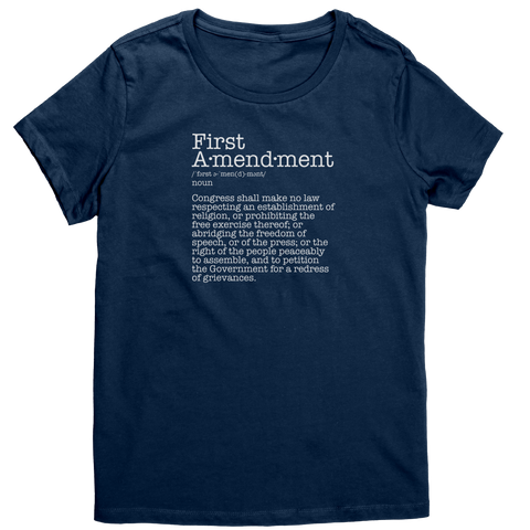 First Amendment Womens's T-Shirt