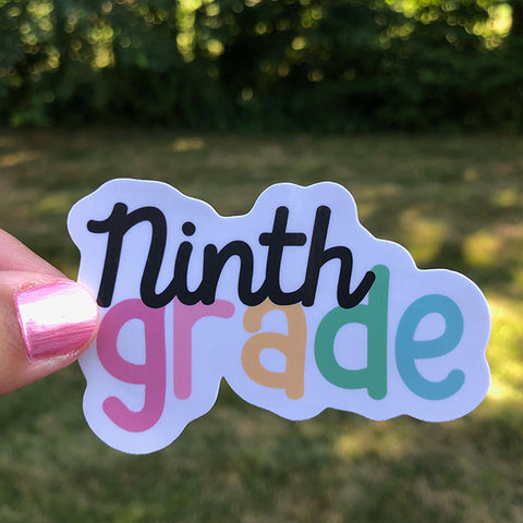 Ninth Grade Teacher Sticker