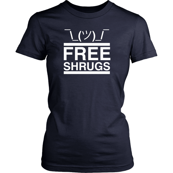 Free Shrugs T-Shirt – FishbiscuitDesigns