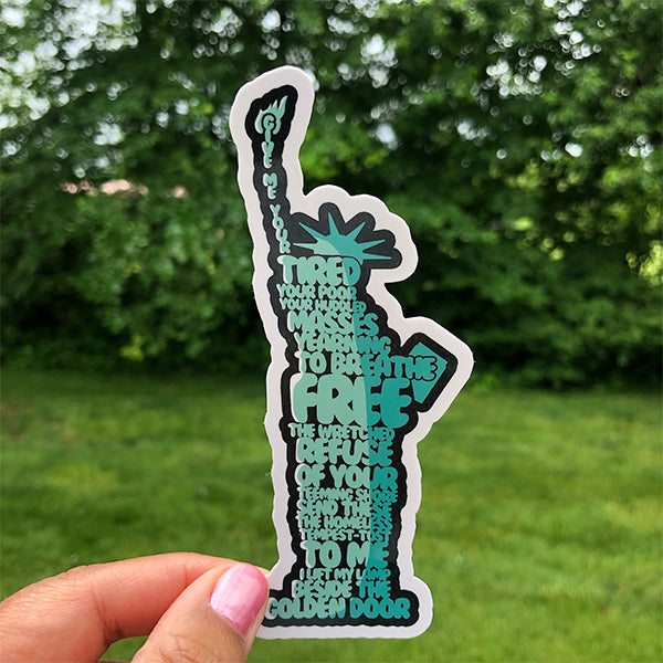 Statue of Liberty Sticker – FishbiscuitDesigns
