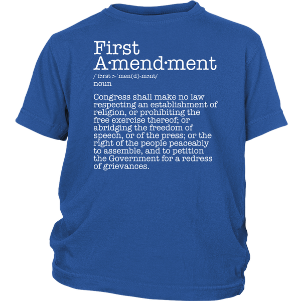 First Amendment T-Shirt – FishbiscuitDesigns